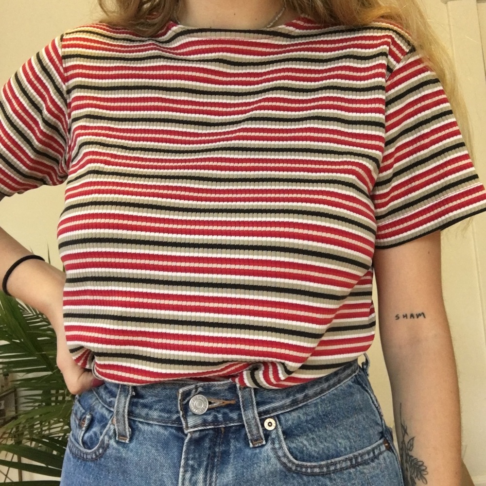 striped t-shirt